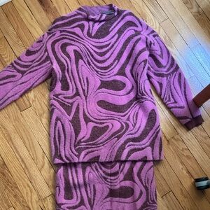 ANTHROPOLOGIE Sweater & Skirt Set